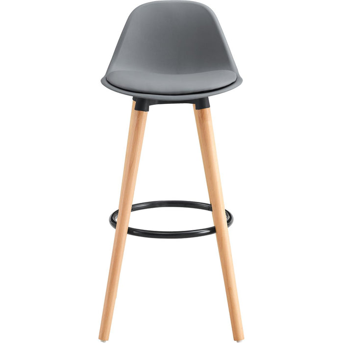 Tabouret de bar 16227GR - Norvège Gris - Lot de 2