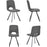 Chaise 11518GA - Phenix Gris Anthracite - Lot de 4