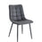 Chaise 15656GR - Nadia Gris - Lot de 4