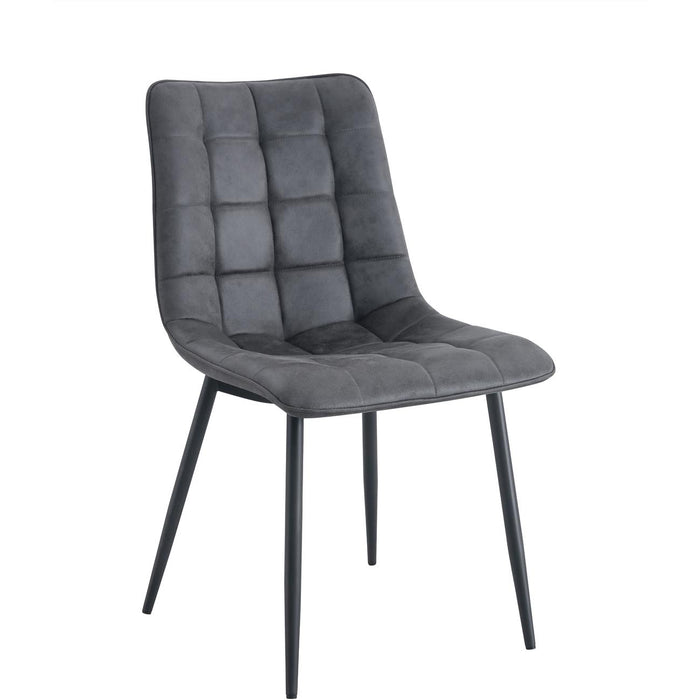 Chaise 15656GR - Nadia Gris - Lot de 4