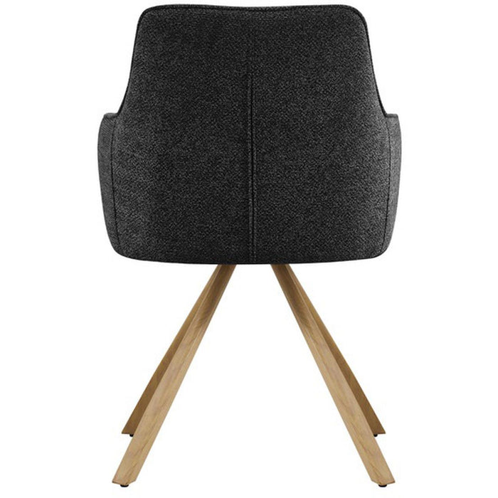 Chaise 25708GA - Monique Gris Anthracite - Lot de 2