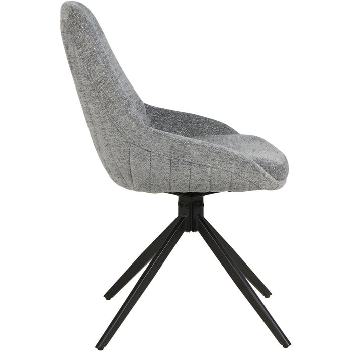 Chaise 23313GR - Théa Gris - Lot de 2