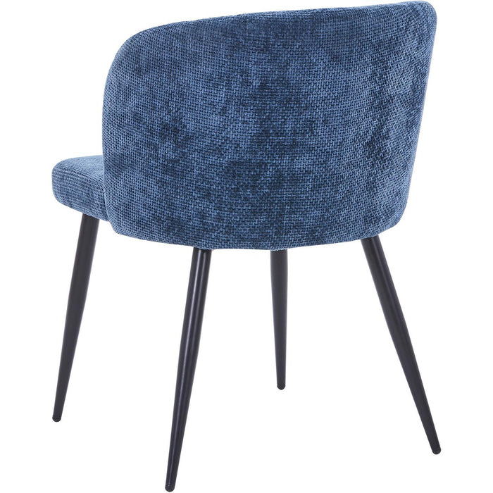 Chaise 11515BU - VERONICA Bleu - Lot de 4