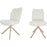 Chaise 52953LI - Pitt Beige clair - Lot de 2