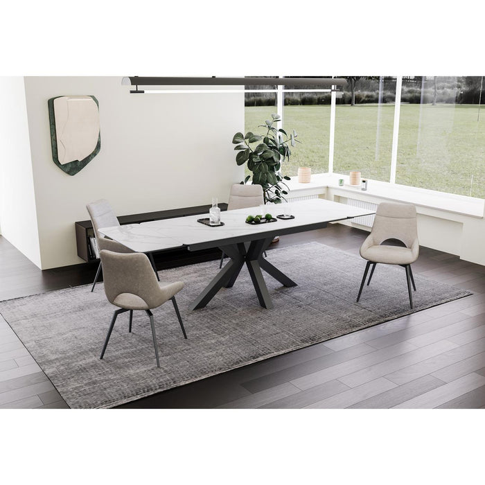 Table de repas 58503BL - MIA Blanc - Lot de 1
