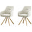 Chaise 25708LI - Monique Beige clair - Lot de 2