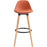 Tabouret de bar 16227TC - Norvège Terracotta - Lot de 2