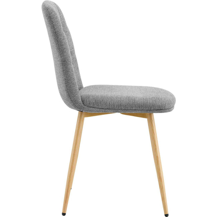 Chaise 15662GR - Laurie Gris - Lot de 4