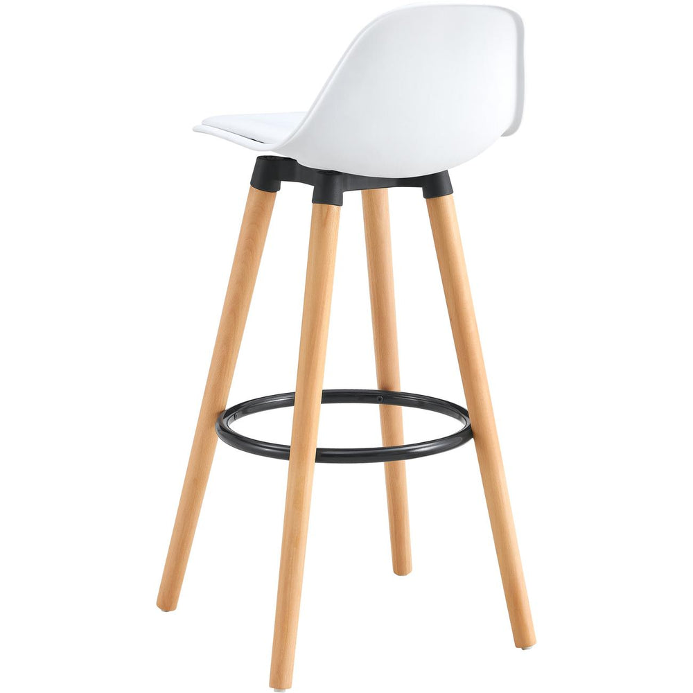 Tabouret de bar 16227BL - Norvège Blanc - Lot de 2