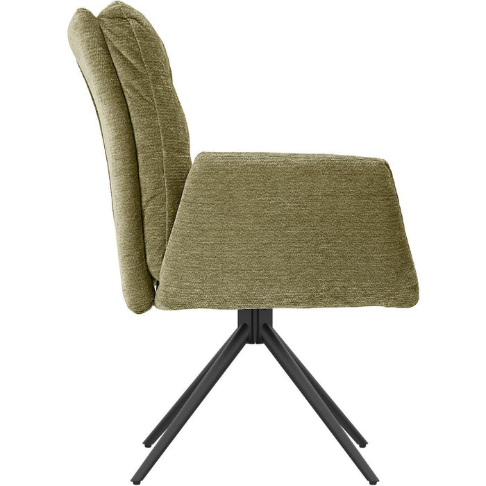 Chaise 52964KA - Courcelles Vert Kaki - Lot de 2