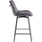 Tabouret de bar 55132GA - VAL THORENS Gris Anthracite - Lot de 4