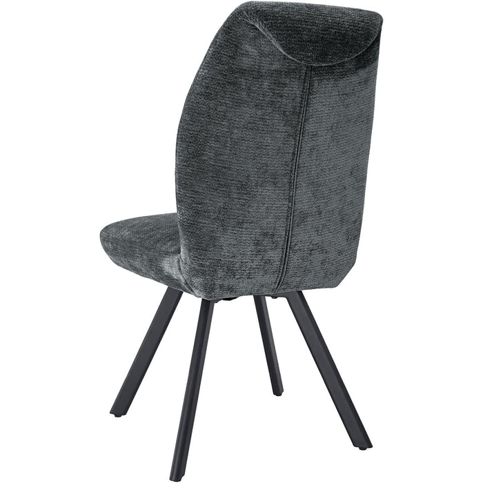 Chaise 52963GA - Samantha Gris Anthracite - Lot de 2