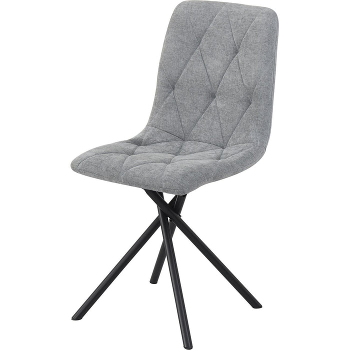 Chaise 52876GR - Lya Gris - Lot de 4