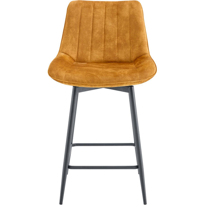 Tabouret de bar 55132DO - VAL THORENS Or - Lot de 4