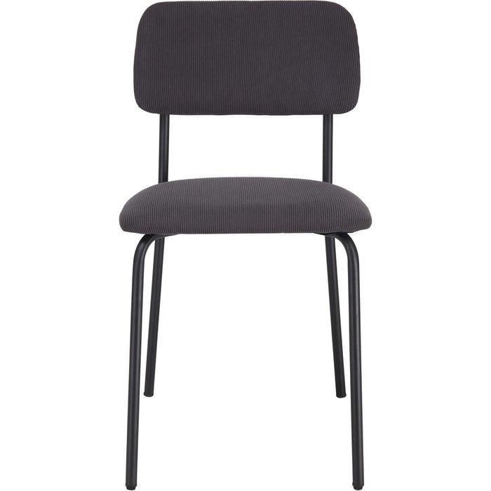 Chaise 11527GA - Anna Gris Anthracite - Lot de 6
