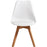 Chaise 16234BL - Norvège Blanc - Lot de 1