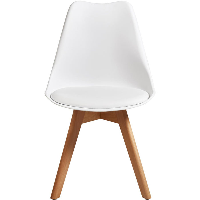 Chaise 16234BL - Norvège Blanc - Lot de 1
