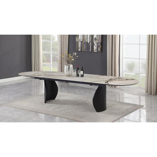 Table de repas 52931BT - Liora Blanc & Taupe - Lot de 1