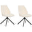 Chaise 23312BE - Roxane Beige - Lot de 2