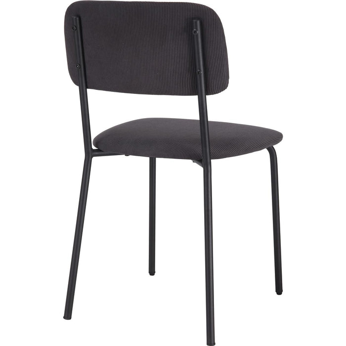 Chaise 11527GA - Anna Gris Anthracite - Lot de 6