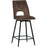 Tabouret de bar 16102TA - LEO Taupe - Lot de 4