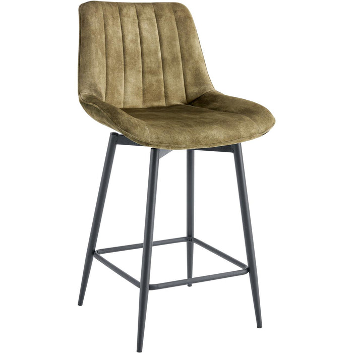 Tabouret de bar 55132VE - VAL THORENS Vert - Lot de 4