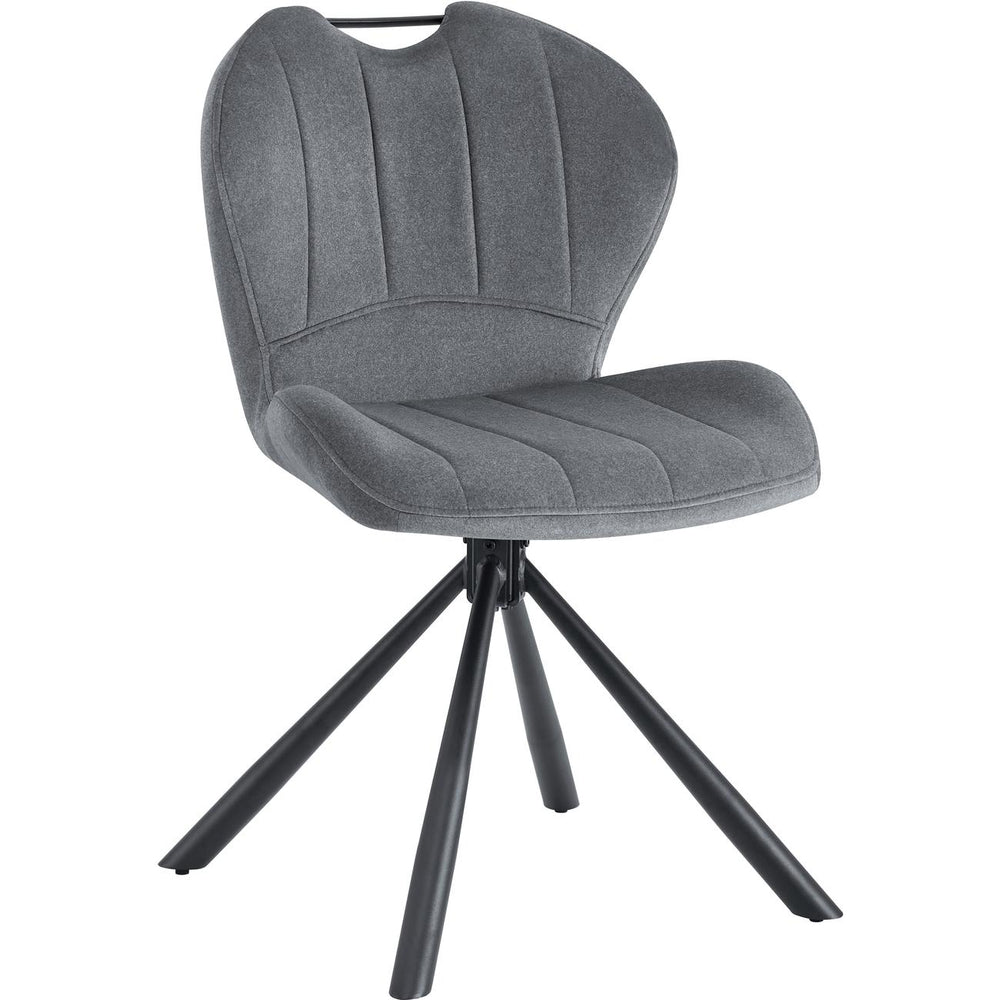 Chaise 16238GA - Brandon Gris Anthracite - Lot de 4