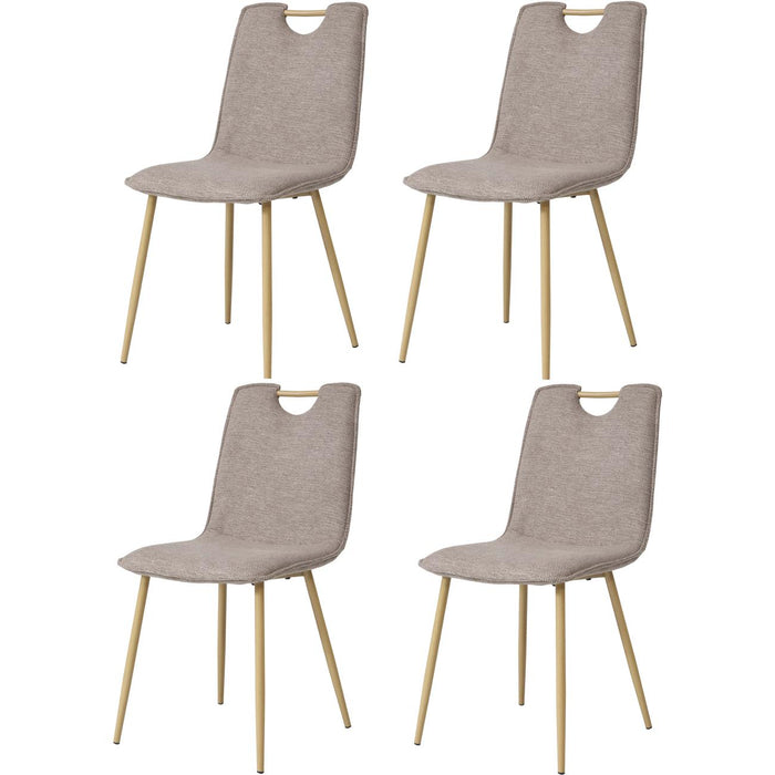 Chaise 11520TA - Lilly Taupe - Lot de 4