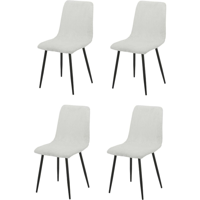 Chaise 15654LI - Bobby Beige clair - Lot de 4