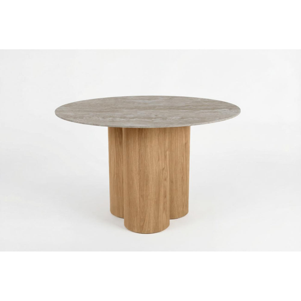 Table de repas 16254TR - Petal Travertin - Lot de 1