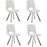 Chaise 11518LI - Phenix Beige clair - Lot de 4
