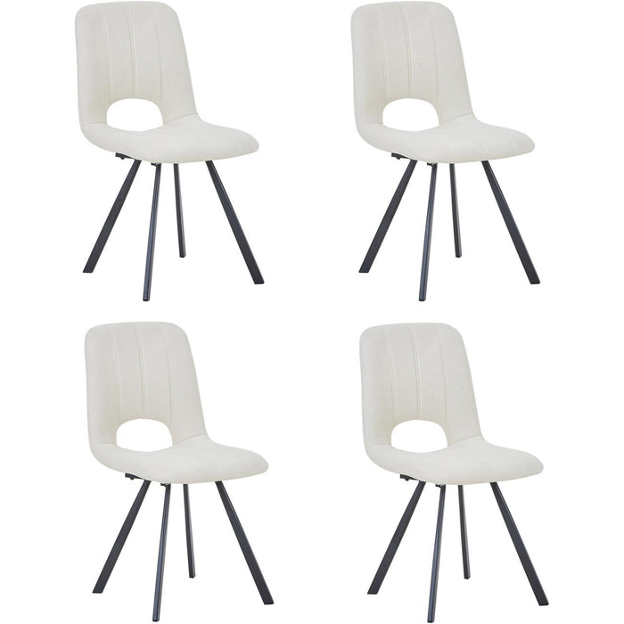 Chaise 11518LI - Phenix Beige clair - Lot de 4