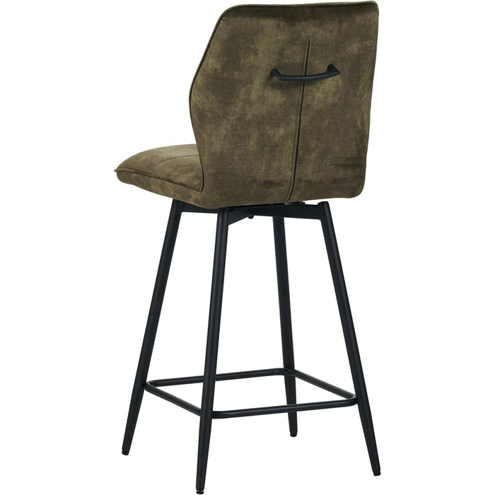 Tabouret de bar 16202VE - JULES Vert - Lot de 4