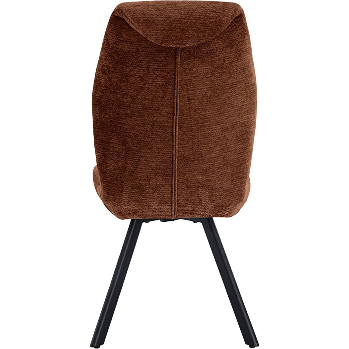 Chaise 52963TC - Samantha Terracotta - Lot de 2