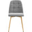 Chaise 15662GR - Laurie Gris - Lot de 4