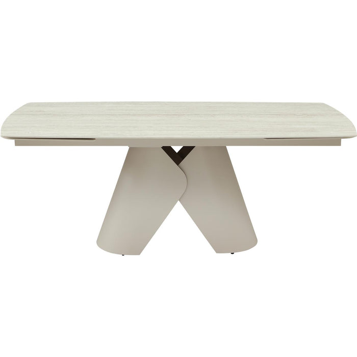 Table de repas 27611TR - Plaza Travertin - Lot de 1