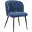 Chaise 11515BU - VERONICA Bleu - Lot de 4