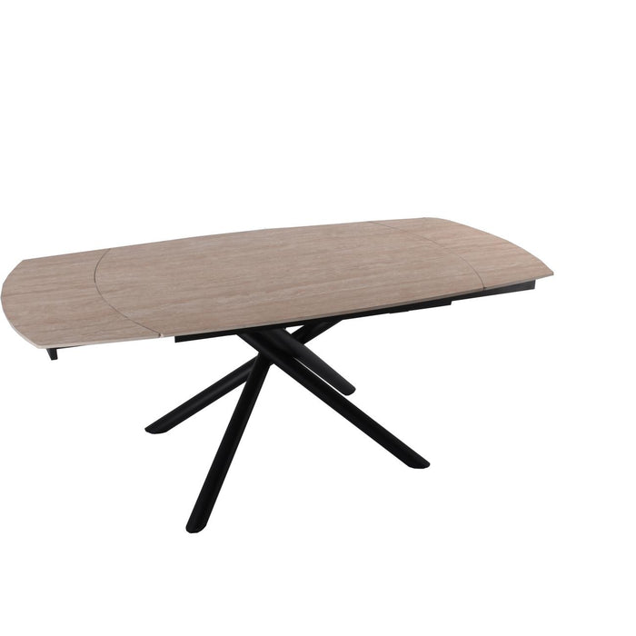 Table de repas 21831TR - Madrid Travertin - Lot de 1