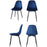 Chaise 39403BU - Honfleur Bleu - Lot de 4