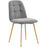 Chaise 15662GR - Laurie Gris - Lot de 4