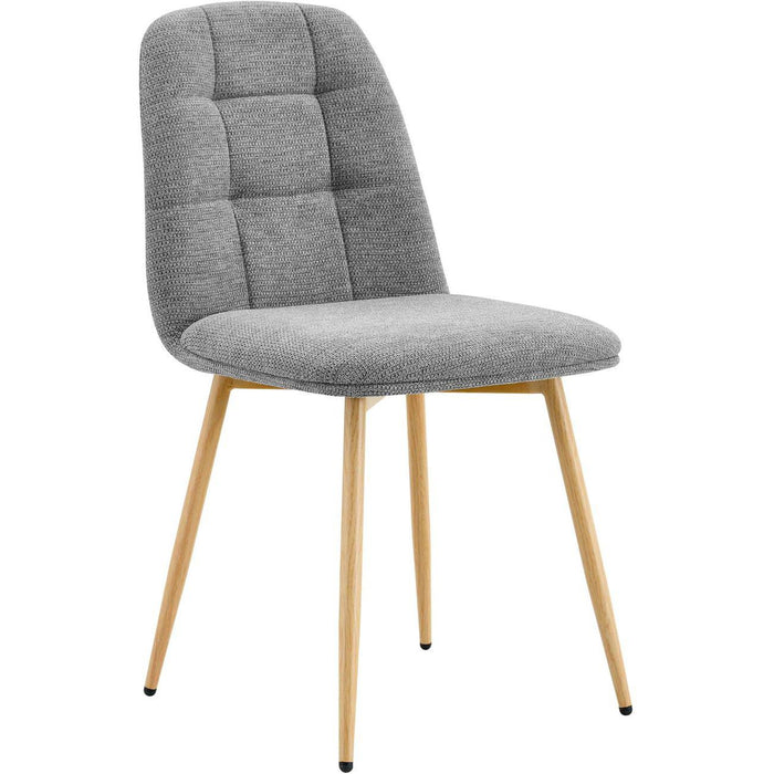 Chaise 15662GR - Laurie Gris - Lot de 4