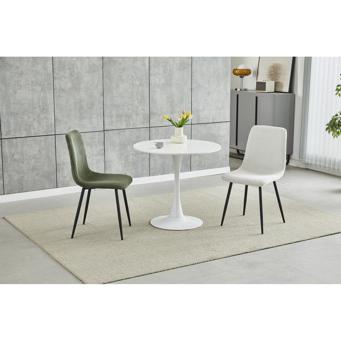 Chaise 15654KA - Bobby Vert Kaki - Lot de 4