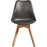 Chaise 16234NO - Norvège Noir - Lot de 1
