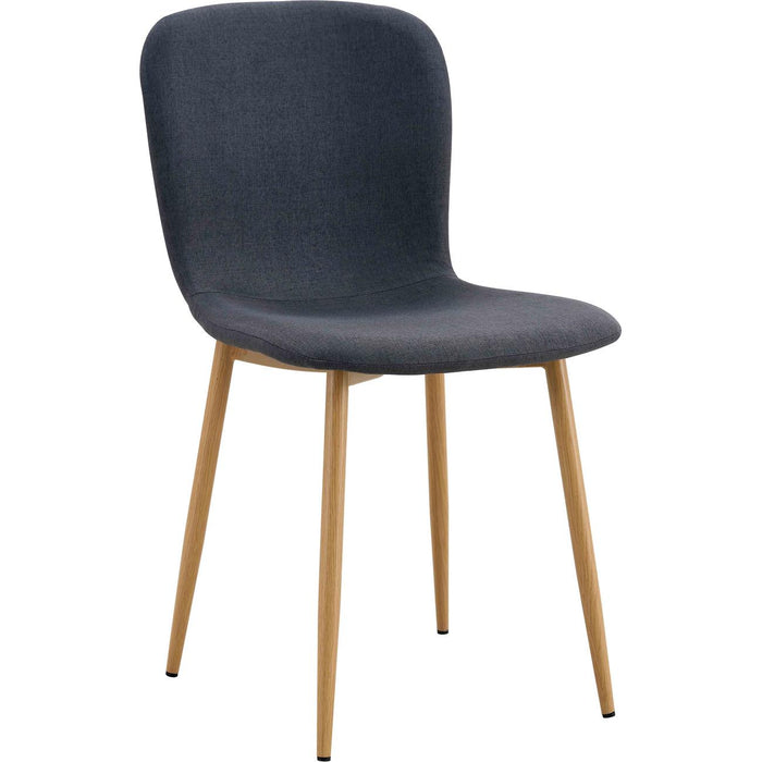 Chaise 15659GA - Valéria Gris Anthracite - Lot de 4