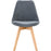 Chaise 16243GR - Norvège Gris - Lot de 4