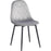 Chaise 39403GR - Honfleur Gris - Lot de 4