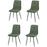 Chaise 15654KA - Bobby Vert Kaki - Lot de 4