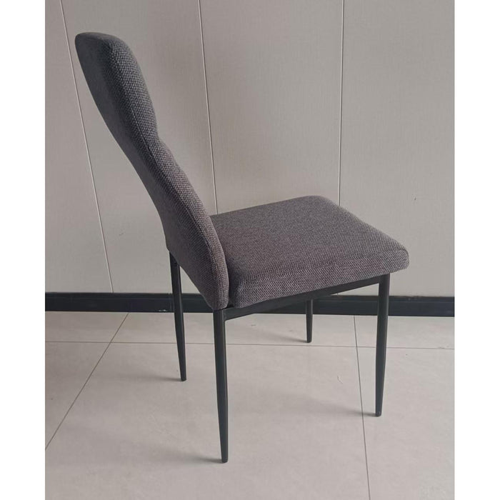 Chaise 15661GA - Diego Gris Anthracite - Lot de 4