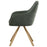 Chaise 25708KA - Monique Vert Kaki - Lot de 2