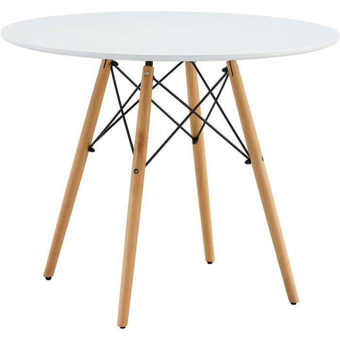 Ensemble Chaise + Table 16251BG - Sina Gris & Blanc - Lot de 1